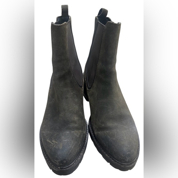 Thursday Boot Company Shoes - Thursday Leather Chunky Heel Chelsea Boots - Women's Size8.5 - Brown